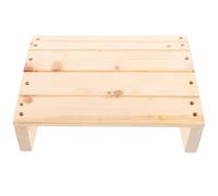 DOITOOL Repose-Pieds Améliore la Santé en Bois Ergonomique Incliné pour Bureau Tabouret sous Bureau Beige Support Stable pour Usage la Maison