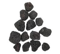 DOITOOL Roche Volcanique Naturelle Noire 100g pour Aquarium Et Plantes en Pot, Pierre Poreuse Absorbante, Décoration Aquatique Et Jardin, pour Eau Douce Et Salée, Sachet Compact