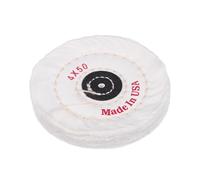 DOITOOL Roue de Polissage en Coton Blanc et Montres pour Bijoux | Nettoyage et Cirage, Installation Facile, Compatibilité Large, Disque pour Touret à Polir et Polisseur