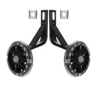 DOITOOL Roues D'entraînement pour Vélo Garçon et Filles Noir en Acier Carbone, Stabilisateurs Réglables et Silencieux, pour Apprendre L'équilibre en Toute Sécurité