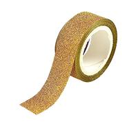 DOITOOL Ruban Adhésif Décoratif Pailleté Papier Masking Tape Autocollants Diy Doré pour Bricolage Scrapbooking et Décoration de Carnets