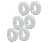 DOITOOL Ruban Adhésif Double Paupière en Pe Blanc, 6 Rouleaux, Respirabilité, Adhésif Transparent pour Maquillage Quotidien et Activités Sportives