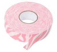 DOITOOL Ruban Adhésif pour Hockey Rose à Motif Zébré, Bande Résistante à l'usure en Tissu de Coton, 1 Rouleau 50 Mm X 10 M, Adhérence Antidérapante pour Poignée de Crosse de Hockey