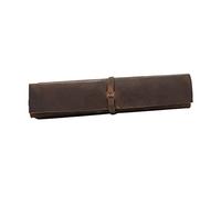 DOITOOL Sac à Crayons Cuir avec Compartiments Trousse à Crayon à Enrouler Pratique pour Artistes et Étudiants Design Élégant et Facile à Nettoyer