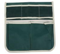 DOITOOL Sac à outils pliable et portable en tissu Oxford pour ranger les outils de jardinage, multi-poches (vert)