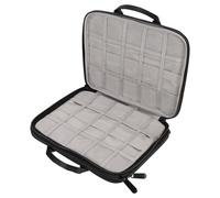 DOITOOL Sacoche Noire en Polyester Double Couche pour Rangement de Câbles et Écouteurs, Organiseur Compact Maison Voyages