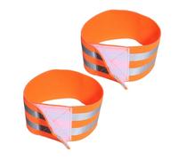 DOITOOL Sangle Réfléchissante Élastique Haute Visibilité pour Poignet et Cheville, Légère et Lavable, pour Jogging et Sports en Extérieur