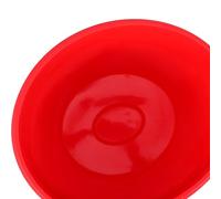 DOITOOL Seau Popcorn Réutilisable Silicone Alimentaire Rouge avec Couvercle Résistant et Pratique pour Soirée Cinéma et Fêtes