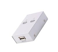 DOITOOL Sélecteur de Partage USB 20 2 Ports Commutateur Automatique pour Imprimante et Scanner Compatible PC Boîtier Solide pour Bureau et Usage Domestique