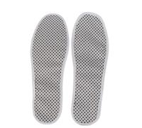 DOITOOL Semelle Intérieure Thermique Blanche pour Femmes, Coussin Chauffant en Tourmaline et Nylon, Thérapie par Hyperthermie pour Soulager les Pieds, Taille 45