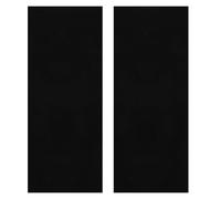 DOITOOL Semelles Antidérapantes Réparation Facile 27x10cm en Silicone Noir Résistante à L'usure Ondulée pour Chaussures pour Marche Sécurisée