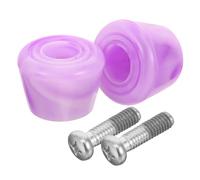DOITOOL Set de 1 Bloc de Frein Remplaçable en PU et Métal pour Patins à roulettes, Accessoires Professionnels Arrêt Rapide, Adapté aux Patins à roulettes Couleur Couleur Aléatoire