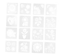 DOITOOL Set de Pochoirs Tournesol Réutilisables pour Peinture Modèles Creux Adaptés et Murs sans Odeur pour Décorations