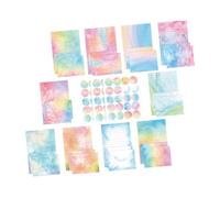DOITOOL Set Élégant à Lettres et Enveloppes Aquarelle Papier Décoratif pour Invitations et Messages Créatifs