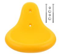 DOITOOL Siège de Remplacement en Plastique Jaune pour Balançoire D'extérieur, Résistant aux Intempéries, Surface Facile à Nettoyer, pour Équipements de Terrain de Jeux en Espaces Publics
