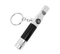 DOITOOL Sifflet d'urgence de Survie en Alliage D'aluminium avec Boussole Intégrée et Porte-clés, Volume Puissant pour Randonnée et Autoprotection