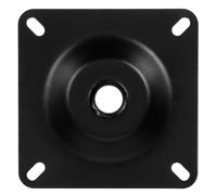 DOITOOL Socle en Fer Noir pour Fauteuil de Barbier Connecteur Robuste, Accessoire Pratique pour Chaise de Coiffure Offrant Confort et Longévité Améliorée