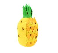 DOITOOL Sonore Peluche Ananas pour Distributeur de Nourriture Chien Jaune