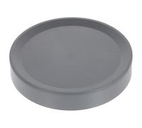 Doitool Soucoupe de pot de fleurs avec roulettes - Rouleau pour plantes rond robuste 26 cm Idéal pour l'entretien des plantes intérieur et extérieur Gris foncé avec roues faciles à déplacer
