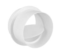 DOITOOL Soupape D'échappement Abs Ronde pour Tuyau de Ventilation, Dispositif Anti-refoulement de Conduit Simple à Installer, Vacances et Systèmes de Ventilation