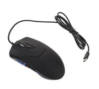 DOITOOL Souris de Jeu Filaire Ergonomique avec 6 Boutons, Design Illuminé LED, Câble USB-c 1,5 M, Réglages Dpi 800/1200/1600/2400 pour Smartphone et Tablette