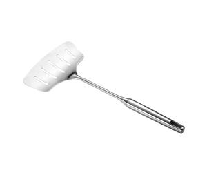 DOITOOL Spatule à Poisson Ajourée en Acier Inoxydable Argentée, Outil Cuisine Large pour Retourner et Transférer, Forme Spécialement Conçue pour Pizza et Poisson