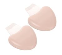 DOITOOL Spatule à Pores pour Extraction des Points Noirs en Acier Inoxydable et Plastique, Outil Manuel Forme Cœur, Lot de 2 Pièces pour Nettoyage et Soin du Visage