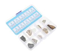 DOITOOL Spécimens de Pierres et Minéraux, Boîte Organisée en Plastique pour Garçon et Filles Kit Éducatif de Géologie pour Apprentissage Complet la Maison