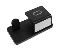 DOITOOL Station de Charge sans Fil Portable Rapide avec Horloge et Veilleuse Chargeur de Voyage pour Smartphones et Appareils Multiples Design Moderne Minimaliste