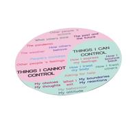 DOITOOL Sticker Magnétique Roue des Émotions PVC Autocollant Décoratif pour Ordinateur Portable et Réfrigérateur Couleurs Vives Apaisantes pour Éducation Émotionnelle et Décoration