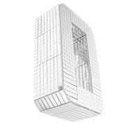 DOITOOL Sticker Mural Effet Miroir Lettre Anglaise Autocollant Mural Amovible Pour Décoration Intérieure
