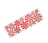 DOITOOL Stickers Muraux de Noël Bonbons Ronds Autocollants de Sol 1 Feuille Auto-Adhésive Décoration Festive pour Salon Chambre Vitrine Salle Décorée pour Noël