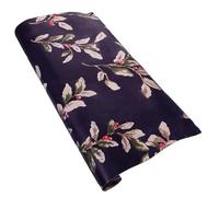 DOITOOL Stickers Muraux Décoratifs Fleur Bleue Rétro Autocollants Muraux Repositionnables Papier Peint Adhésif 45x2 m Pour Chambre à Coucher Et Salon Décoration Murale Facile Outil