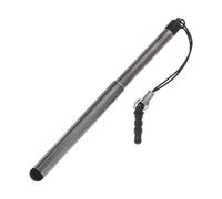 DOITOOL Stylet Tactile Rétractable pour Téléphone et Tablette Contrôle Tactile Réactif, Design Fin en Métal et Plastique Argenté, pour Bureau et Usage Domestique