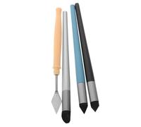 DOITOOL Stylo à Frotter Pastel à Huile avec Éponges Souples Tête Ronde et Racloir Outil de Mélange pour Artistes Accessoire Peinture Polyvalent pour Fondu et Transitions Lisses