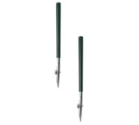 DOITOOL Stylo à Tracer des Lignes Droites 2 Pièces en Plastique et Alliage Vert pour Dessin Fluide de Masquage, pour Art et Illustration Précise