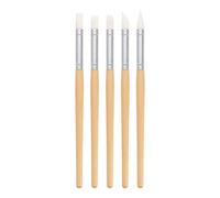 DOITOOL Stylo de Sculpture en Silicone et Bois 5 Pièces pour et Pâte Polymère, Outils Portables pour Retouche et Suppression D'empreintes, pour Modelage Artisanal