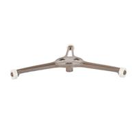 DOITOOL Support Anneau pour Plateau Tournant Micro-ondes Triple Bras avec Roulettes de Rechange Compatible Support Pratique pour Platine Électrique