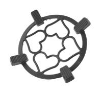 DOITOOL Support Antidérapant en Fonte Cœur pour Cuisinière à Gaz - Support de Grille et Dessous de Plat Multifonction pour Petites Casseroles à Lait et Woks - Résistant à Haute