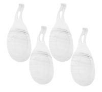 DOITOOL Support-cuillère en Silicone Lot de 4, Coussinet Porte-ustensiles la Cuisine, Set de Table Cuillère Marbré, Accessoire Rangement Résistant et Facile à Nettoyer pour Usage