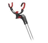 DOITOOL Support de Bâton de Pêche Réglable 360° en Acier Inoxydable, Pied à Piquer Robuste pour Canne Longue, Accessoire de Pêche en Plein Air pour Mer, Rivière et Lac - Porte-bâtons