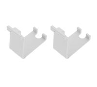 DOITOOL Support de Casque Latéral Blanc en Abs 2pcs, Crochet Pratique pour Organiser et Afficher Casques, pour Bureaux et Cafés