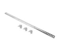 DOITOOL Support de Clayette Acier Inoxydable avec Clips Barre de Fixation Renforcée pour Étagère de Congélateur et Réfrigérateur Support Robuste pour Rayonnage Frigorifique Compatible