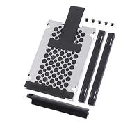 DOITOOL Support de Disque Dur Interne Noir en Métal 7mm Couvercle et Kit Complet D'accessoires pour Montage et Fixation de Disque Dur