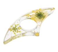 DOITOOL Support de Page Bague pour Pouce Blanc en Résine Époxy Marque-Page Léger et Portable Écarteur de Pages Pratique pour Lecture Sans Utilisation des Mains Adapté aux Livres Fins