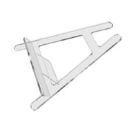 DOITOOL Support de Téléphone en Acrylique Grand Format Chevalet pour Présentation Polyvalent Porte-Assiette Transparent Support Photo Bureau pour Assiettes Cartes Postales et Objets