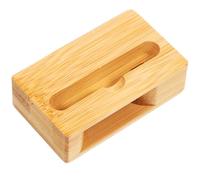 DOITOOL Support de téléphone en bambou pour haut-parleur - Support de téléphone portable universel - Amplificateur de son passif - Aucune alimentation nécessaire pour salon, bureau, cuisine