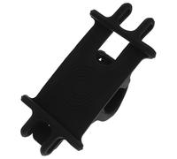 DOITOOL Support de Téléphone Support de Téléphone pour Cycliste Mains et Facilite la Navigation pour Vélo avec Bandoulière en PU Noir Pratique pour Guidon de Vélo et