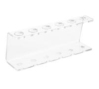 DOITOOL Support en Acrylique Présentoir Multi-grilles Transparent pour Tubes à Essai Hydroponiques Organiseur Debout Incassable Usage Décoratif et Exposition pour Tubes Hydroponiques