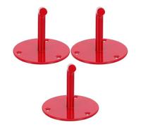 DOITOOL Support Mural en Fer pour Extincteur 2-9 Kg - Lot de 3 Crochets de Fixation Doubles Suspendre Co2 - Support Industriel Sécurisé pour Chantier et Espace Commercial